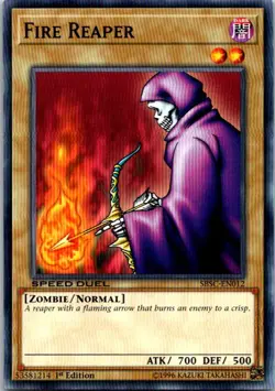 Fire Reaper SBSC-EN012 Yu-Gi-Oh! Card Mint 1st Edition - Image 1