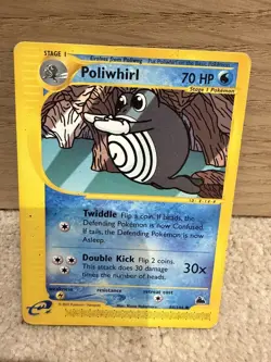 Pokemon Card - Poliwhirl Skyridge 88/144 Non Holo NM - Image 1