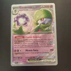 Gardevoir EX 86/198 2023 Pokemon World Championships Variant LP+ bonus code card - Image 1