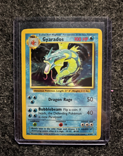 Gyarados 6/102 Base Set Holo Unlimited Pokemon Card 1999 - Image 1