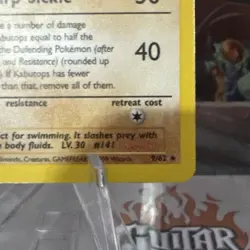 Pokemon TCG Kabutops Holo Rare Card 9/62 Fossil - Image 5