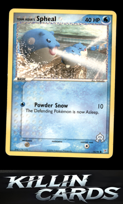 Team Aqua's Spheal - 56/95 56/95 Pokemon Common Team Magma vs Team Aqua Card LP - Image 1
