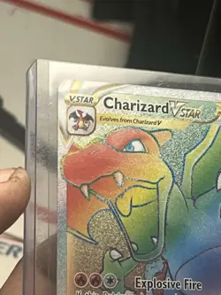 Pokemon TCG Charizard VSTAR Rainbow Secret Rare Card Brilliant Stars 174/172 - Image 5
