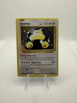 Pokemon TCG Snorlax XY179 Black Star Promo Holo Card 2016 - Image 1