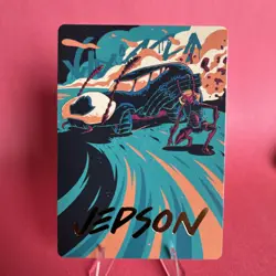 Carrion Cruiser Art Card (Gold-Stamped Signature) Art Series: Aetherdrift... - Image 1