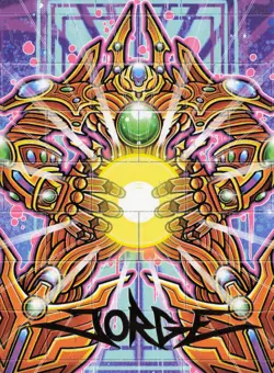 Brightglass Gearhulk Art Card (Gold-Stamped), #53, Art Series: Aetherdrift - Image 1