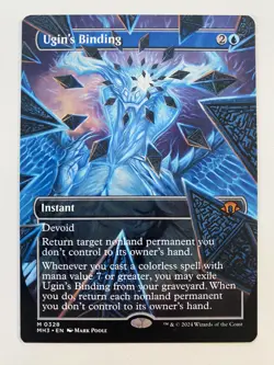 MTG Ugin’s Binding (0328) *Non-Foil* Borderless Frame Break Modern Horizons 3 NM - Image 1