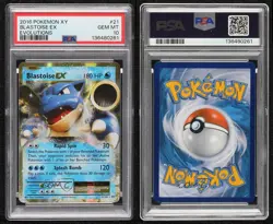Blastoise EX Pokemon XY Evolutions 20th Anniversary PSA 10 GEM MT - Image 3