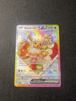 Eevee EX SVP 174 Pokemon TCG S&V Prismatic Evolutions UPC Black Star Promo NM - Image 1