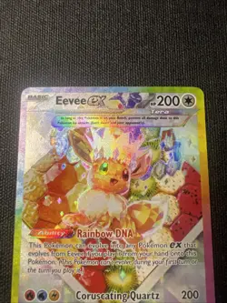 Eevee EX SVP 174 Pokemon TCG S&V Prismatic Evolutions UPC Black Star Promo NM - Image 2