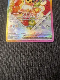 Eevee EX SVP 174 Pokemon TCG S&V Prismatic Evolutions UPC Black Star Promo NM - Image 3