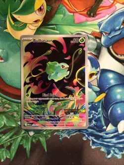 Bulbasaur 133/132 Pokemon STAMPED Mega Evolution Illustration Rare Near Mint 1 - Image 1