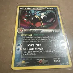 Pokemon Dark Gyarados 36/109 Team Rocket Returns Uncommon Non-Holo 2004 - Image 2