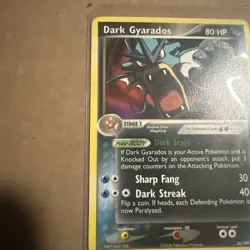 Pokemon Dark Gyarados 36/109 Team Rocket Returns Uncommon Non-Holo 2004 - Image 3
