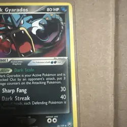 Pokemon Dark Gyarados 36/109 Team Rocket Returns Uncommon Non-Holo 2004 - Image 4
