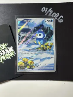 Piplup 98/94, Phantasmal Flames Full Art Holo Illustration Rare, Pokemon TCG, NM - Image 3