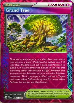 Grand Tree ACE SPEC Rare - 136/142 - Stellar Crown Pokemon 2024 - Image 1