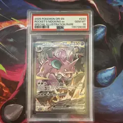 Pokemon Team Rocket's Nidoking ex 233/182 Special Illustration Rare Holo PSA 10 - Image 1