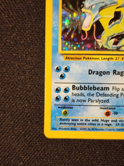 Pokemon TCG Gyarados 1999 Base Set 6/102 Holo Unlimited MP - Image 2
