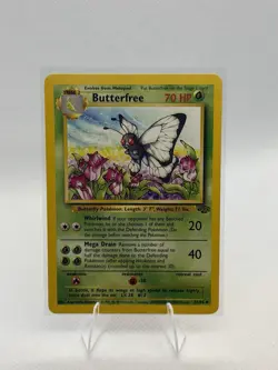 Pokemon TCG Jungle Butterfree #33/64 Unlimited Uncommon Vintage 1999 - Image 1