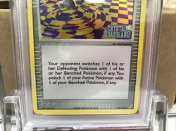 2006 Pokemon EX Crystal Guardians Warp Point Reverse Foil 84/100 PSA 9 Mint 37 - Image 3