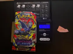 22.41g VERY HEAVY Phantasmal Flames Pokemon Sealed Booster Pack New SIR/HRU - Image 1