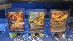 Pokemon Team Rocket's Moltres ALL 3 UPC Stamped PROMOS 229/182 208/182 031/182 - Image 1