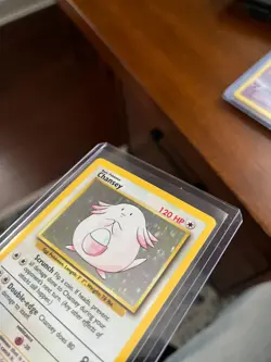 Chansey 3/102 Pokemon TCG WOTC Base Set Holo LP - Image 5