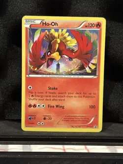 Pokemon Ho-oh XY153 Black Star Promo Holo TCG MP - Image 1