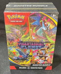 Pokemon TCG: Phantasmal Flames Factory Sealed Booster Bundle Box - Image 1