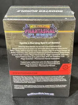 Pokemon TCG: Phantasmal Flames Factory Sealed Booster Bundle Box - Image 2