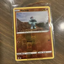 Machop 086/196 Reverse Holo Pokemon TCG Lost Origin Near Mint (NM) - Image 1