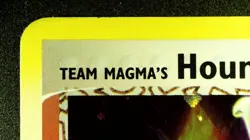 Team Magma's Houndoom 10/95 Holo Pokemon EX Team Magma VS Team Aqua Vintage LP - Image 4