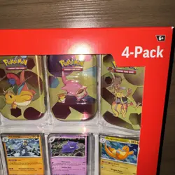 Pokemon 151 Sam’s Club Mini Tins 4 Pack - Factory Sealed Scarlett & Violet 151￼ - Image 3