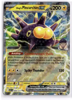 Hop's Pincurchin ex 068/217 Double Rare ME: Ascended Heroes Pokemon Near Mint - Image 1