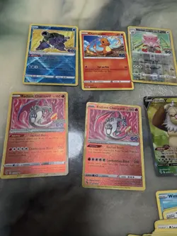Pokemon GO Lot Radiant Charizard Blastoise Slaking Tin + Coins - Image 1