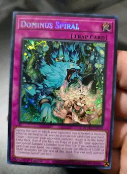 Yugioh 1x Dominus Spiral DOOD-EN079 1st Edition Secret Rare Near Mint - Image 1