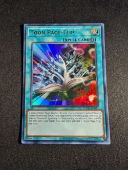 Yugioh - Toon Page-Flip TOCH-EN004 Unlimited Ultra Rare NM - Image 1
