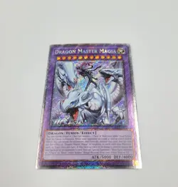 *** DRAGON MASTER MAGIA *** 1ST EDITION PLATINUM SECRET RARE RA04-EN055 YUGIOH! - Image 4