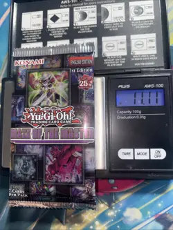 Heavy 11.11g Yu GI Oh Sealed Maze Of The Master Booster Pack - Image 1