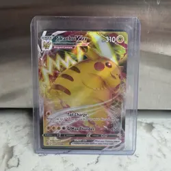 Pokemon Pikachu VMAX Promo SWSH286 Sword & Shield Black Star Holo Card - Image 1