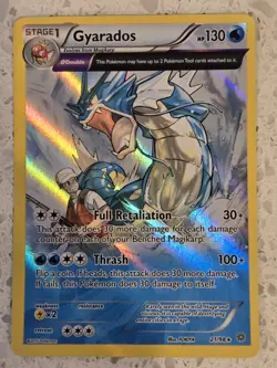 Pokemon TCG Gyarados Reverse Holo Rare Card Ancient Origins 21/98 - Image 1