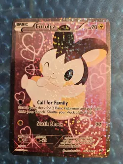 Pokemon TCG Emolga Legendary Treasures Full Art Ultra Rare Card RC23/RC25 - Image 1