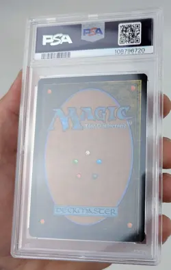 2023 MTG THE LOST CAVERNS OF IXALAN SHOWCASE-FOIL #344 ROAMING THRONE PSA 7 - Image 4