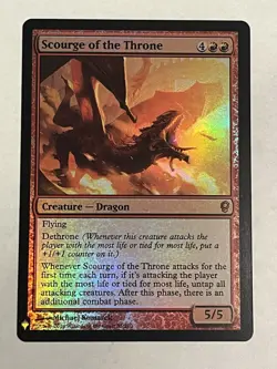 Scourge of the Throne NM Foil The List MTG - Image 1