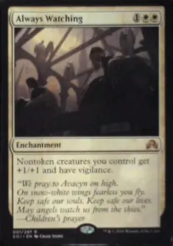 Always Watching - Shadows over Innistrad: #1, Magic: The Gathering Nm C265 - Image 1