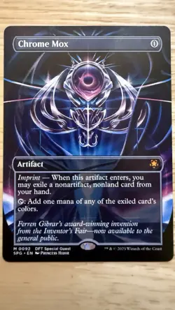 Borderless - Chrome Mox Non-Foil Magic: Special Guests SPG #0092 NM - Image 1