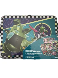 Pokemon TCG 2024 Back‑To‑School Collector’s Chest Bundle – Iron Valiant & Scream - Image 1