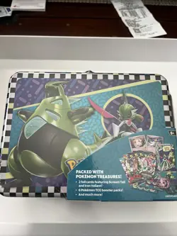 Pokemon TCG 2024 Back‑To‑School Collector’s Chest Bundle – Iron Valiant & Scream - Image 3