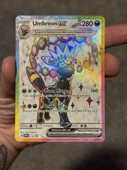 Pokemon Prismatic Evolutions Umbreon ex 176 SVP176 Figure Collection Promo NM - Image 1